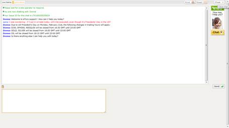 Chat with eToro