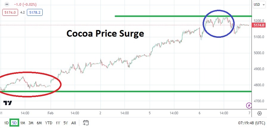 Cocoa Analysis Today- 07/02: Highs & Volatile Market (Graph)