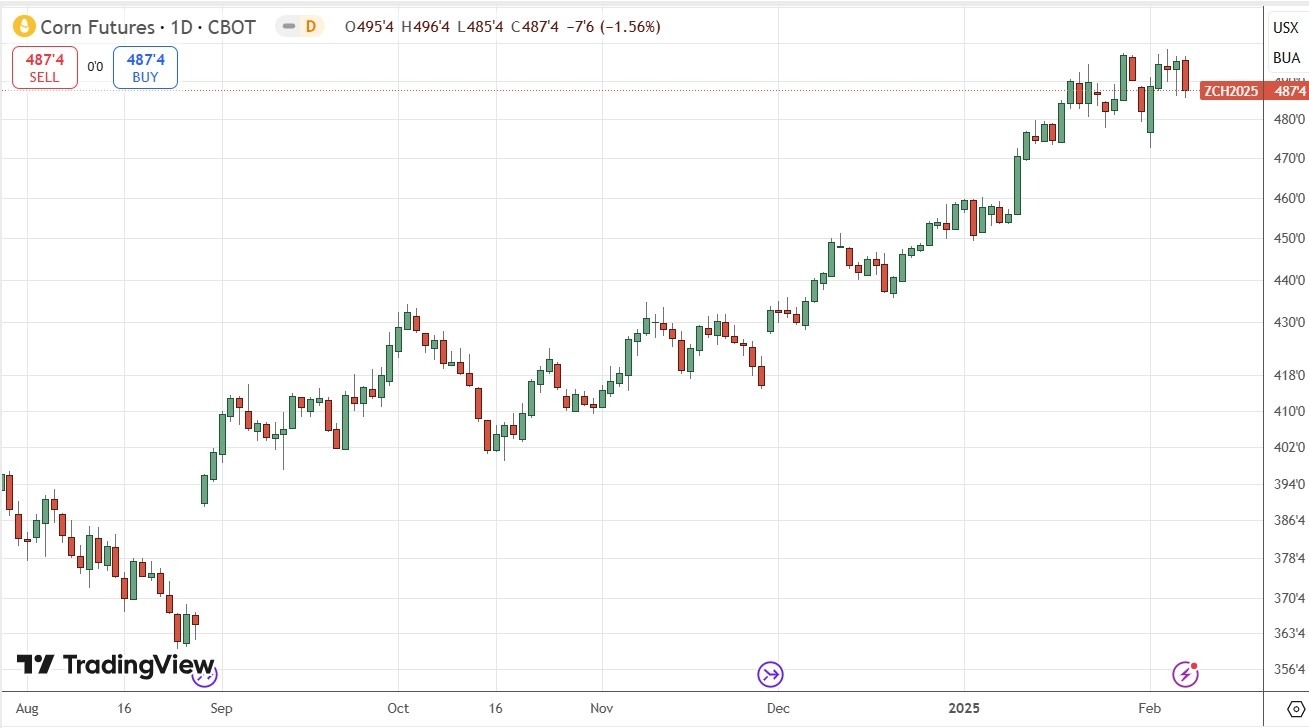 Corn Futures 090225