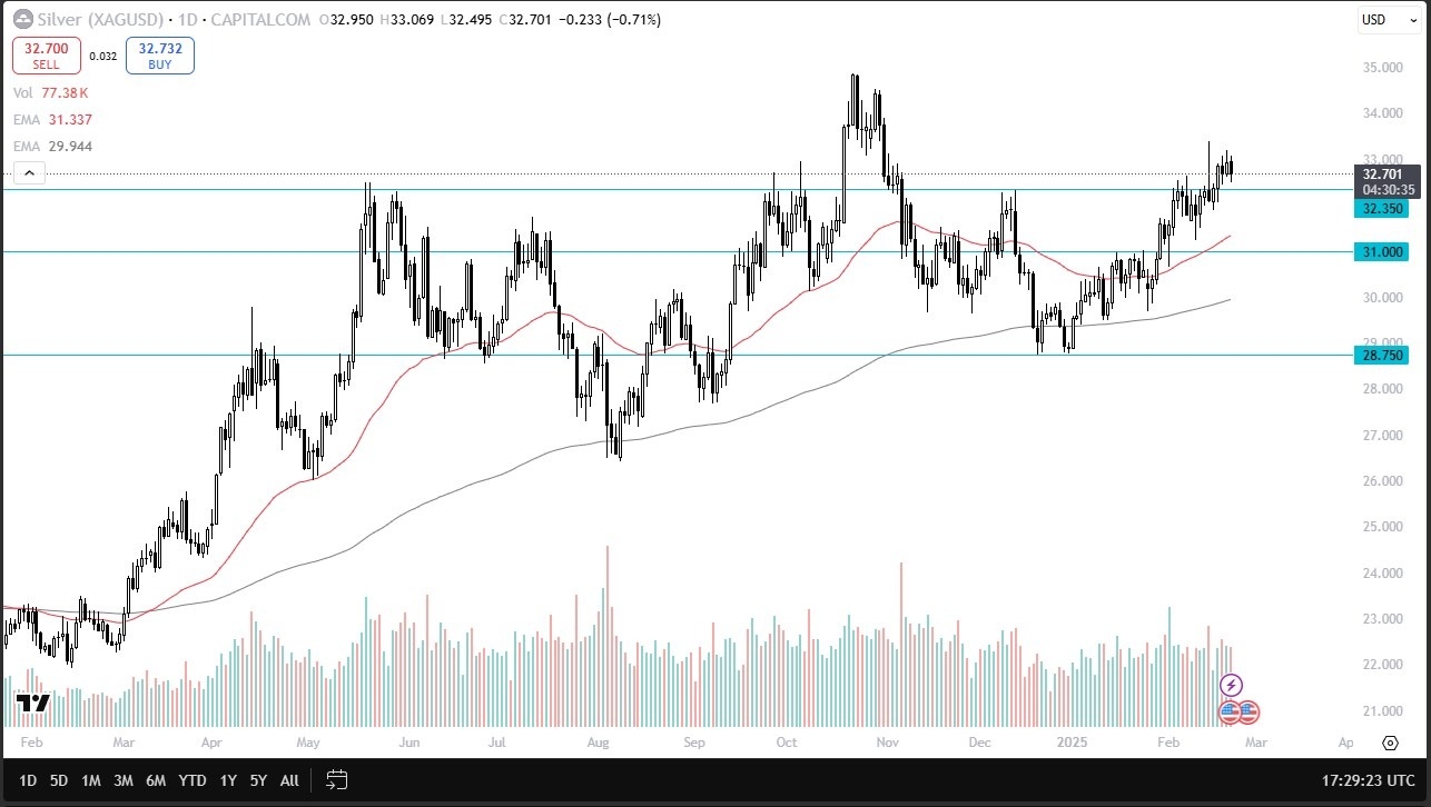 Silver Forecast Today 24/02: Holds Key Support (graph)