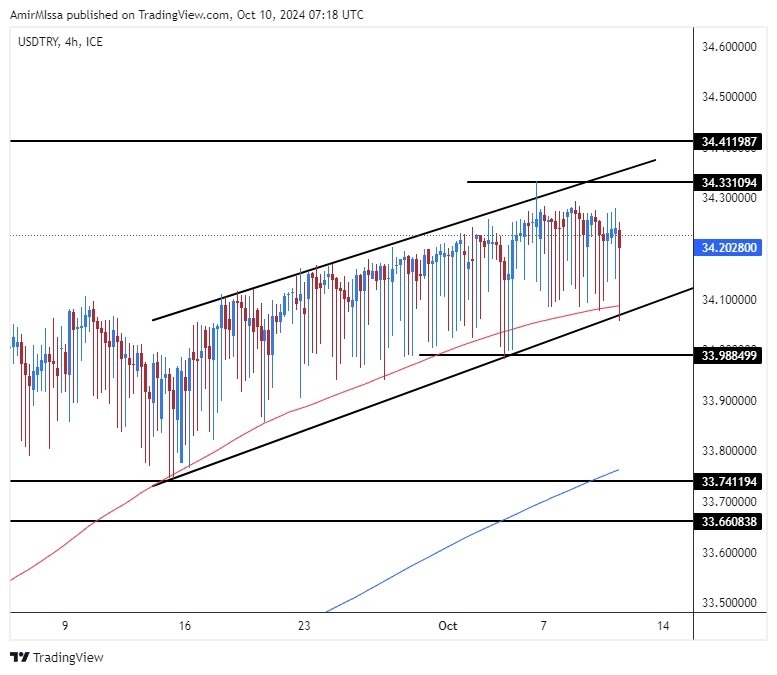 USD/TRY Forecast Today 10/10: Steady Amid Policy Shifts (graph)